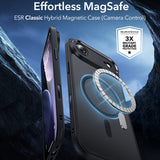 Husa de protectie ESR Classic Hybrid HaloLock compatibil cu iPhone 17 Air, Negru Mat