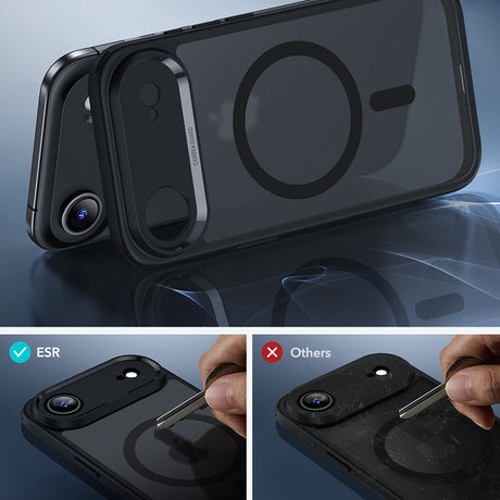 Husa de protectie ESR Classic Hybrid HaloLock compatibil cu iPhone 17 Air, Negru Mat
