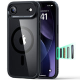 Husa de protectie ESR Classic Hybrid HaloLock compatibil cu iPhone 17 Air, Transparent Black