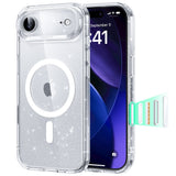 Husa de protectie ESR Classic Hybrid HaloLock compatibil cu iPhone 17 Air, Transparent Shimmer