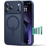 Husa de protectie ESR Classic Hybrid HaloLock compatibil cu iPhone 17 Pro Max, Frosted Blue