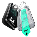 Folie de protectie ESR Tempered Glass UltraFit (set de 3) compatibil cu iPhone 17 / iPhone 16 Pro, Negru