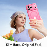Husa de protectie ESR Classic Hybrid HaloLock compatibil cu iPhone 17 Pro, Frosted Pink