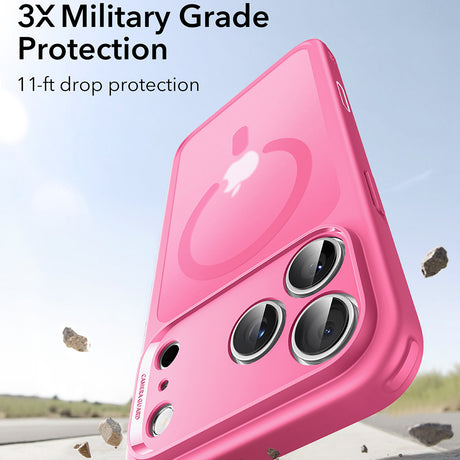Husa de protectie ESR Classic Hybrid HaloLock compatibil cu iPhone 17 Pro Max, Frosted Pink