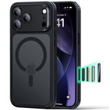 Husa de protectie ESR Classic Hybrid HaloLock compatibil cu iPhone 17 Pro, Negru Mat