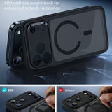 Husa de protectie ESR Classic Hybrid HaloLock compatibil cu iPhone 17 Pro Max, Negru Mat