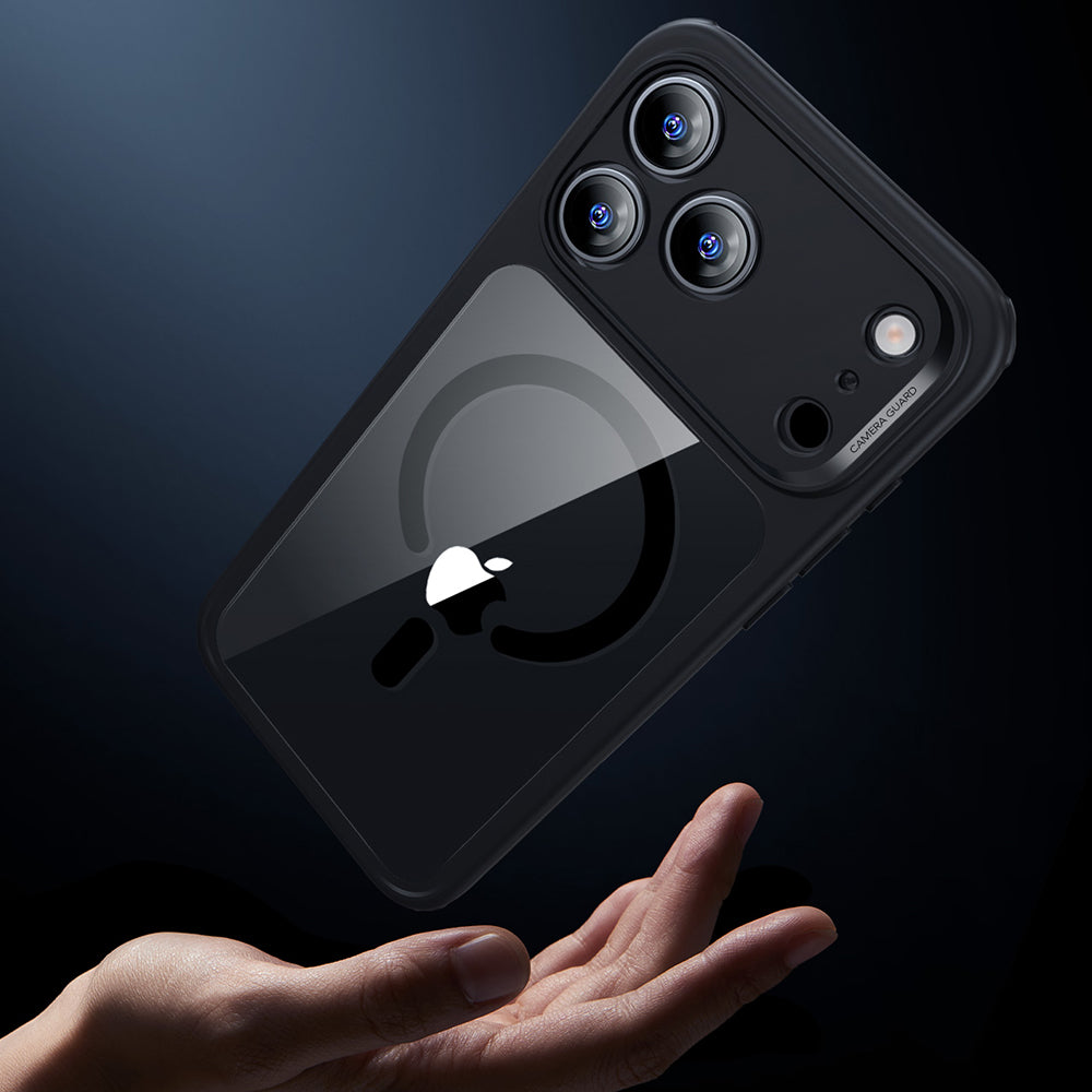 Husa de protectie ESR Classic Hybrid HaloLock compatibil cu iPhone 17 Pro, Transparent Black