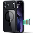 Husa de protectie ESR Classic Hybrid HaloLock compatibil cu iPhone 17 Pro Max, Transparent Black