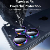 Folie de protectie ESR Armorite Camera Lens Protectors compatibil cu iPhone 14 Pro/Pro Max/15 Pro/Pro Max/16 Pro/16 Pro Max/17 Pro/17 Pro Max, Chromatic