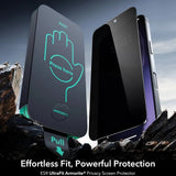 Folie de protectie ESR Privacy Armorite UltraFit (set de 3) compatibil cu iPhone 17 Air, Negru
