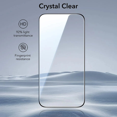 Folie de protectie ESR Tempered Glass UltraFit (set de 3) compatibil cu iPhone 17 Air, Negru
