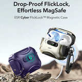 Casti ESR Cyber FlickLock HaloLock, Apple AirPods Pro 3, Mov
