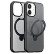Husa de protectie Torras Ostand Spin MagSafe Series compatibil cu iPhone 17, Negru
