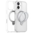 Husa de protectie Torras Ostand Spin MagSafe Series compatibil cu iPhone 17, Transparent