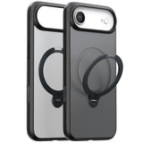 Husa de protectie Torras Ostand Spin MagSafe Series compatibil cu iPhone 17 Air, Negru