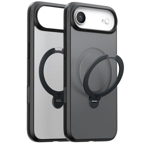 Husa de protectie Torras Ostand Spin MagSafe Series compatibil cu iPhone 17 Air, Negru
