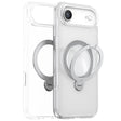 Husa de protectie Torras Ostand Spin MagSafe Series compatibil cu iPhone 17 Air, Transparent