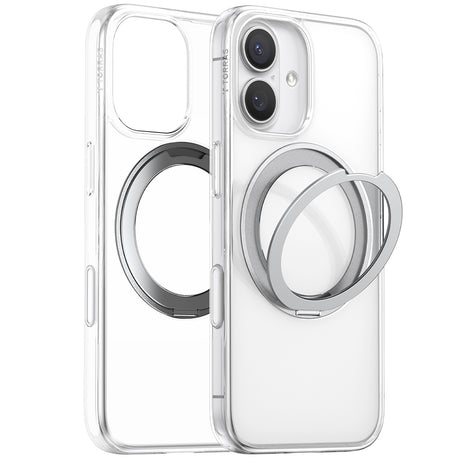 Husa de protectie Torras Ostand Pro MagSafe Series compatibil cu iPhone 17, Transparent