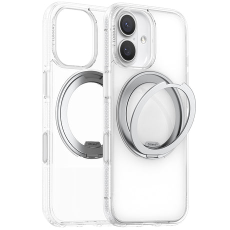 Husa de protectie Torras Ostand R Fitness Series compatibil cu iPhone 17, Transparent