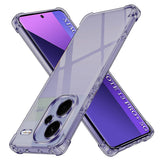 Husa de protectie Techsuit Shockproof Clear Silicone compatibil cu Xiaomi Redmi Note 13 Pro+ 5G, Negru Fumuriu