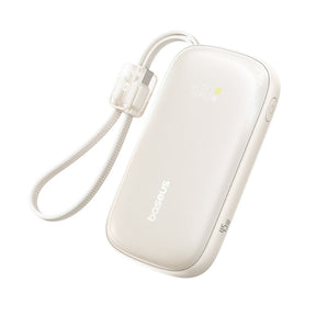 Baterie externa Baseus EnerFill FC21 Qpow 3 Ultra (E0027Q01), Detachable Cable, 10000mAh, 45W, USB, USB-C, Titanium Natural