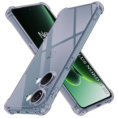 Husa de protectie Techsuit Shockproof Clear Silicone compatibil cu OnePlus Nord 3, Negru Fumuriu