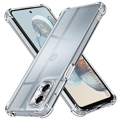 Husa de protectie Techsuit Shockproof Clear Silicone compatibil cu Motorola Moto G24 Power, Transparent