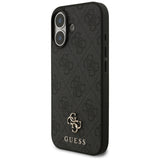 Husa de protectie Guess 4G Small and Classic Logo MagSafe compatibil cu iPhone 17, Negru