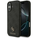Husa de protectie Guess 4G Small and Classic Logo MagSafe compatibil cu iPhone 17, Negru