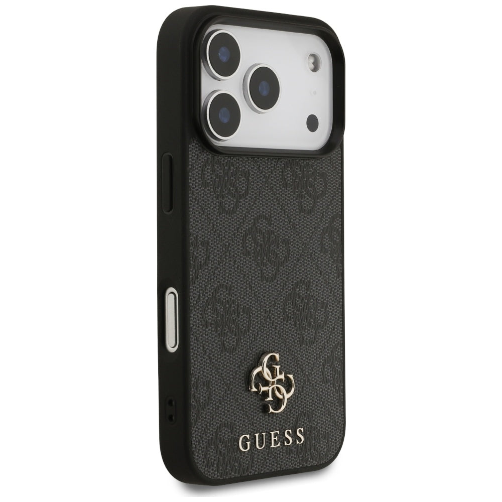 Husa de protectie Guess 4G Small and Classic Logo MagSafe (GUHMP17LP4SM4MK) compatibil cu iPhone 17 Pro, Negru