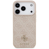 Husa de protectie Guess 4G Small and Classic Logo MagSafe (GUHMP17LP4SM4MP) compatibil cu iPhone 17 Pro, Roz