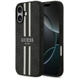 Husa de protectie Guess Hardcase 4G Printed Stripes MagSafe (GUHMP17SP4RPSK) compatibil cu iPhone 17, Negru