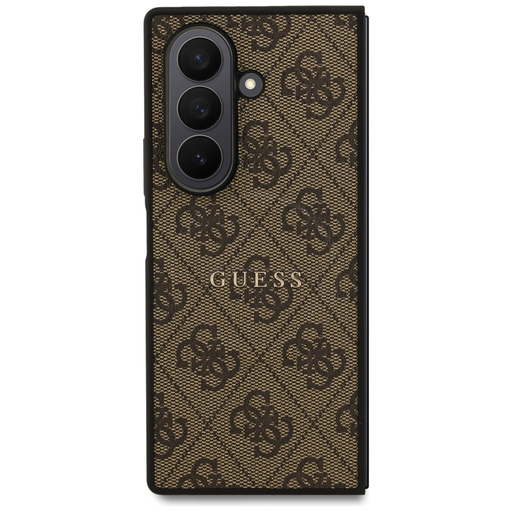 Husa de protectie Guess Hardcase 4G Classic MagSafe (GUHMZFD7P4MSEGCW) compatibil cu Samsung Galaxy Z Fold7, Maro