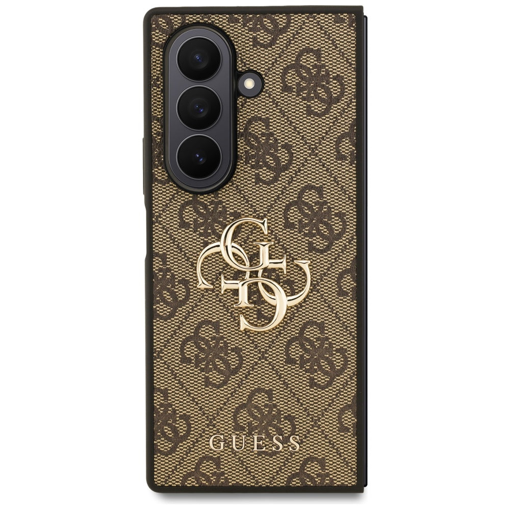 Husa de protectie Guess Hardcase 4G Big Logo (GUHCZFD74GMGBR) compatibil cu Samsung Galaxy Z Fold7, Maro