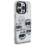 Husa de protectie Karl Lagerfeld IML compatibil cu iPhone 16 Pro Max, Transparent