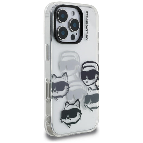 Husa de protectie Karl Lagerfeld IML compatibil cu iPhone 16 Pro Max, Transparent
