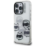Husa de protectie Karl Lagerfeld IML compatibil cu iPhone 16 Pro Max, Transparent