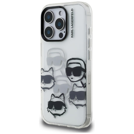 Husa de protectie Karl Lagerfeld IML compatibil cu iPhone 16 Pro Max, Transparent