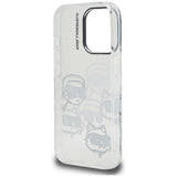 Husa de protectie Karl Lagerfeld IML compatibil cu iPhone 16 Pro Max, Transparent