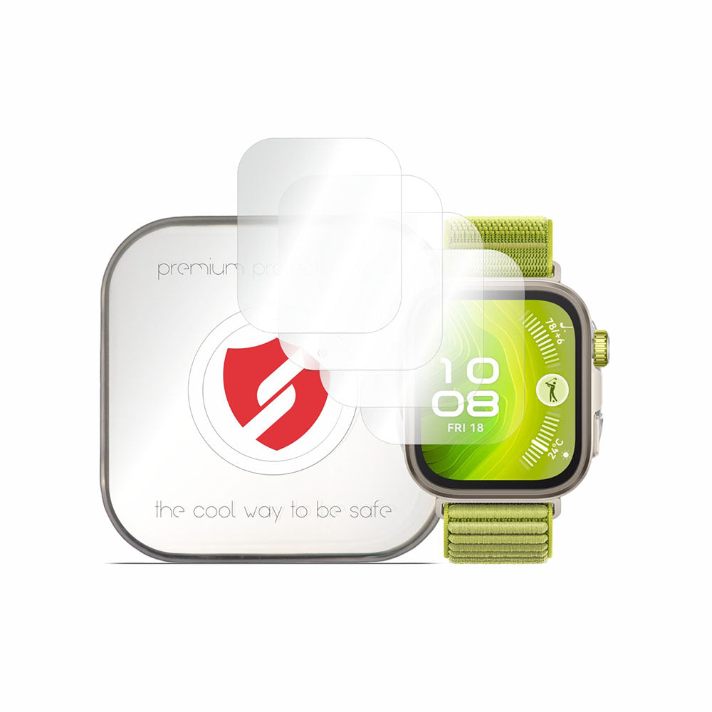 Folie de protectie smartwatch Smart Protection Premium Classic (set de 4) compatibil cu Huawei Watch Fit 4 Pro, Transparent