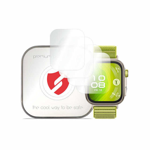 Folie de protectie smartwatch Smart Protection Premium Classic (set de 4) compatibil cu Huawei Watch Fit 4 Pro, Transparent