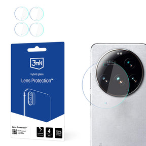 Folie de protectie 3mk Lens Protection (set de 4) compatibil cu Xiaomi 15 Ultra, Transparent