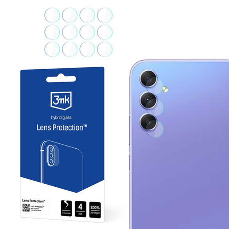 Folie de protectie 3mk Lens Protection (set de 4) compatibil cu Samsung Galaxy A35 / A55 5G, Transparent
