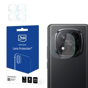 Folie de protectie 3mk Lens Protection (set de 4) compatibil cu Xiaomi Redmi Note 14 Pro+ 5G, Transparent