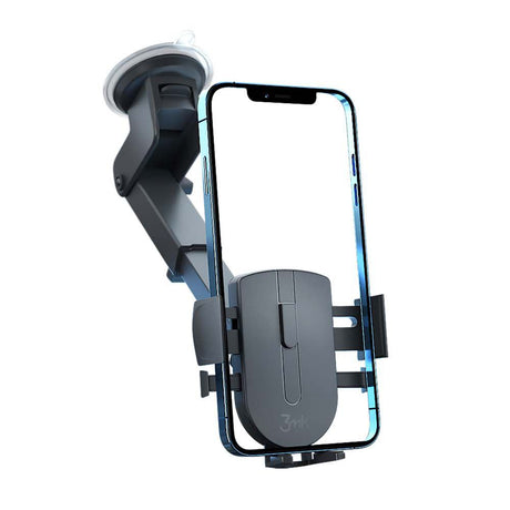 Suport 3mk Twist, for Dashboard/Windshield, Automatic Adjustment, Negru