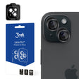 Folie de protectie 3mk Lens Protection Pro compatibil cu iPhone 15, Grafit