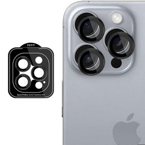 Folie de protectie 3mk Lens Protection Pro compatibil cu iPhone 16 Pro / iPhone 16 Pro Max, Negru