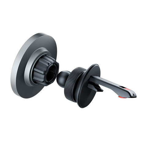 Suport 3mk Magnetic MagHolder, for Air Vent, iPhone, MagSafe Technology, 16 Magnets, Negru