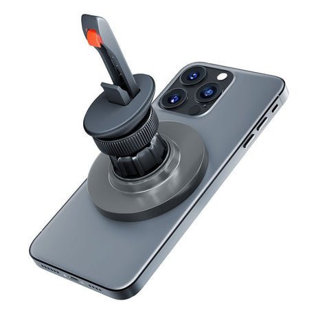 Suport 3mk Magnetic MagHolder, for Air Vent, iPhone, MagSafe Technology, 16 Magnets, Negru