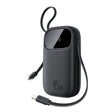 Baterie externa Baseus EnerFill FC31 Qpow 3 (E0028C00), USB-C/Lightning Cables, 10000mAh, 45W, Digital Display, Negru Cosmic